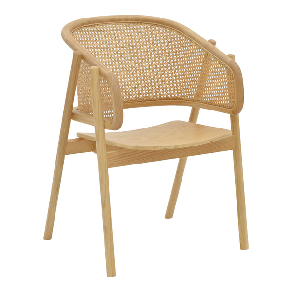 Scaun Wenzy din lemn masiv Natural toon, 58x58x82 cm