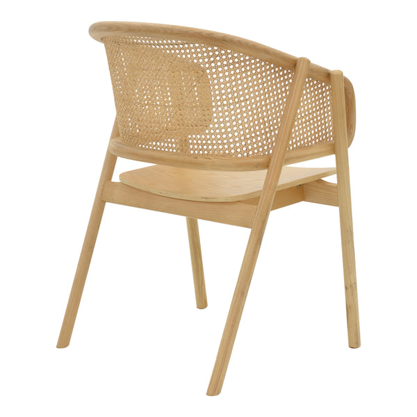 Scaun Wenzy din lemn masiv Natural toon, 58x58x82 cm