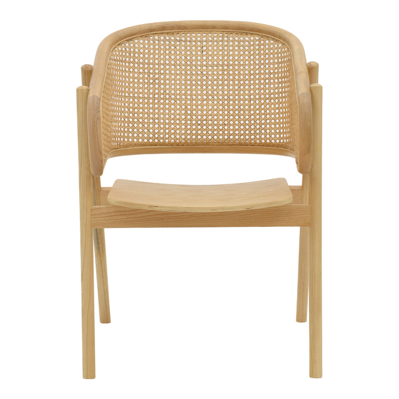Scaun Wenzy din lemn masiv Natural toon, 58x58x82 cm, perspectiva suplimentara