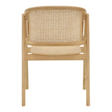 Scaun Wenzy din lemn masiv Natural toon, 58x58x82 cm