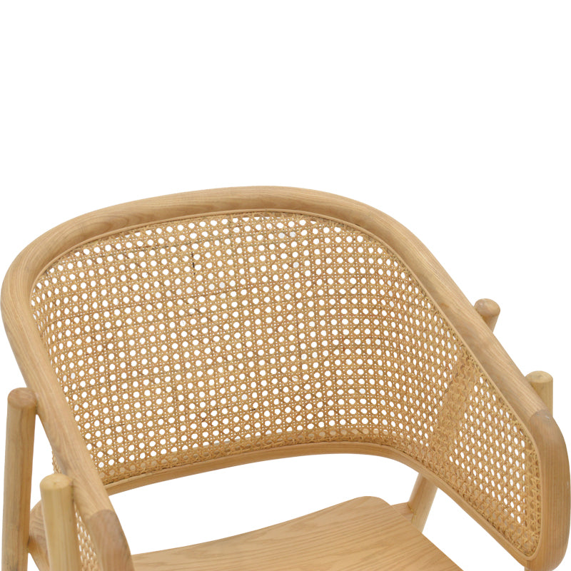 Scaun Wenzy din lemn masiv Natural toon, 58x58x82 cm