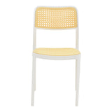 Scaun Westley, Alb - Negru, 55x47x81 cm - Alb