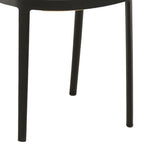 Scaun Westley, Alb - Negru, 55x47x81 cm - Negru
