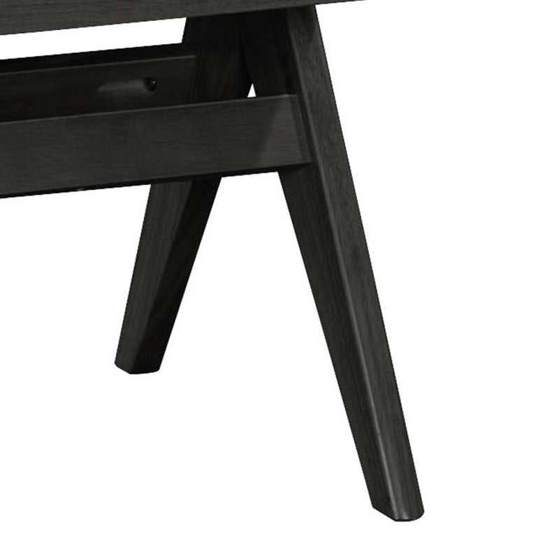Scaun Winslow din negru, rachita de PVC, material rachita-cârpa, Gri, 56x47 cm - Gri