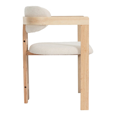 Scaun Winsor, Lemn rubberwood, Bej, 59x51x76 cm, detaliu produs