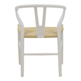 Scaun Wishbone, Alb, 53x55x76 cm