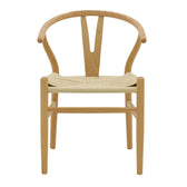 Scaun Wishbone, Alb, 53x55x76 cm, imagine suplimentara