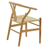 Scaun Wishbone, Alb, 53x55x76 cm, detaliu produs