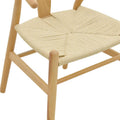Scaun Wishbone, Alb, 53x55x76 cm, foto produs