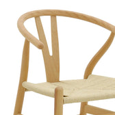 Scaun Wishbone, Alb, 53x55x76 cm, foto produs 6