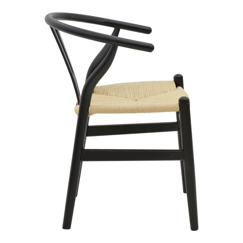 Scaun Wishbone, Alb, 53x55x76 cm