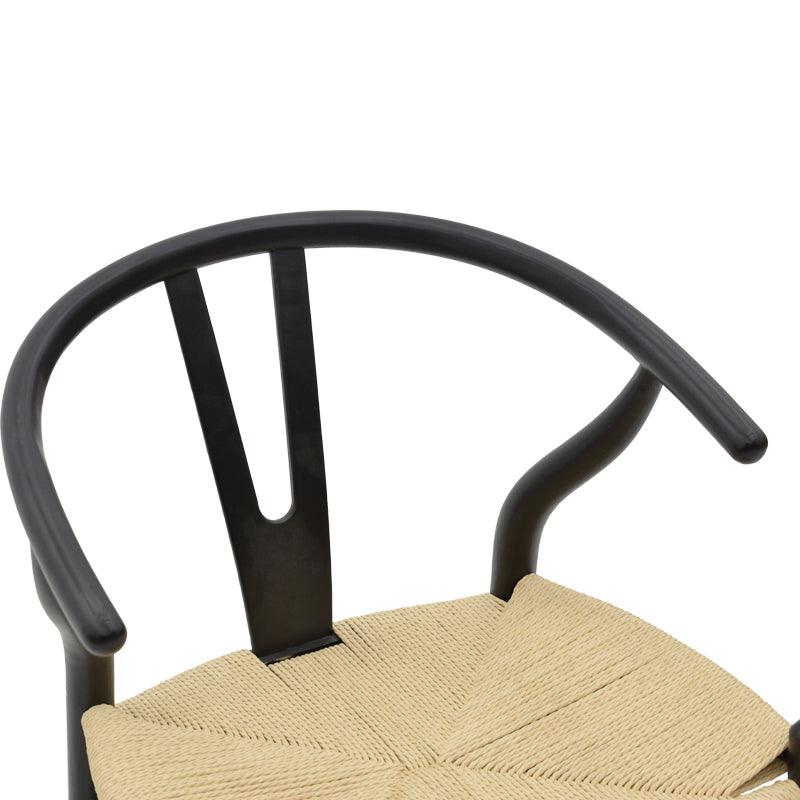 Scaun Wishbone, Alb, 53x55x76 cm