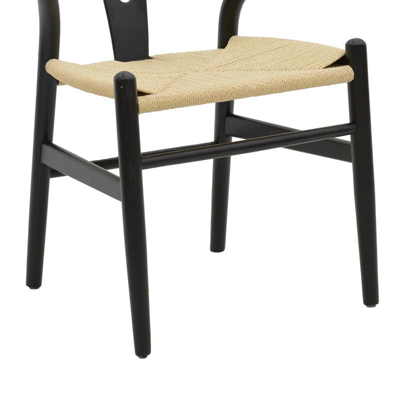 Scaun Wishbone, Alb, 53x55x76 cm