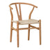 Scaun Wishbone rubberwood-rope, Natural 60x51x80cm