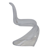 Scaun Xyofa PC Transparent, Multicolor, 42x45x85 cm, detaliu produs