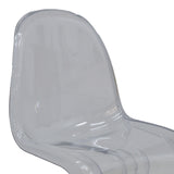 Scaun Xyofa PC Transparent, Multicolor, 42x45x85 cm