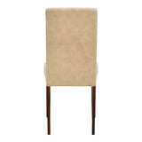 Scaun Zeben, Lemn rubberwood, 44x56x94 cm - Crem-Nuc