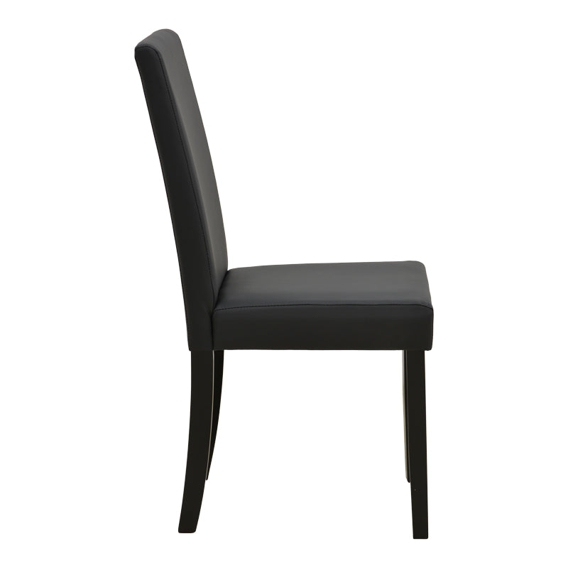 Scaun Zeben, Lemn rubberwood, 44x56x94 cm - Negru