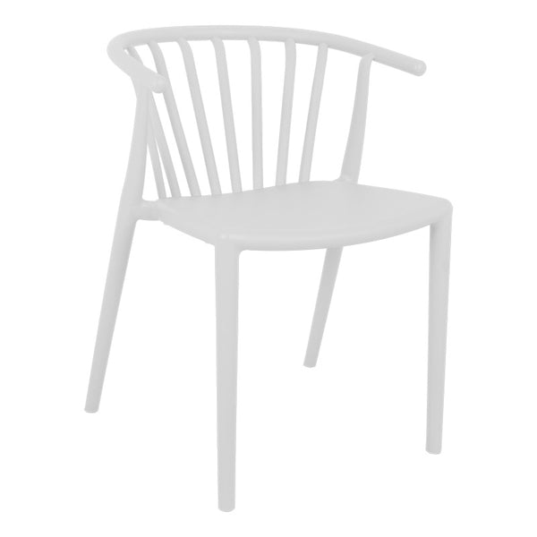 Scaun Zelma, Alb, 55x53x73 cm