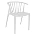 Scaun Zelma, Alb 55x53x73 cm