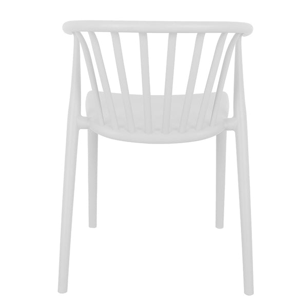 Scaun Zelma, Alb, 55x53x73 cm