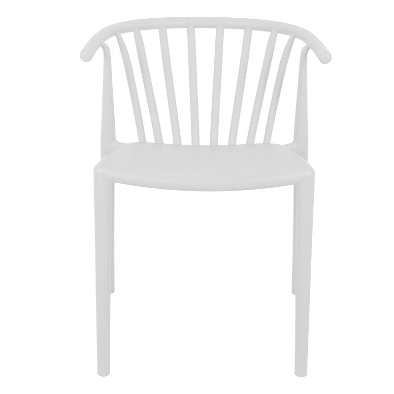 Scaun Zelma, Alb, 55x53x73 cm, detaliu produs
