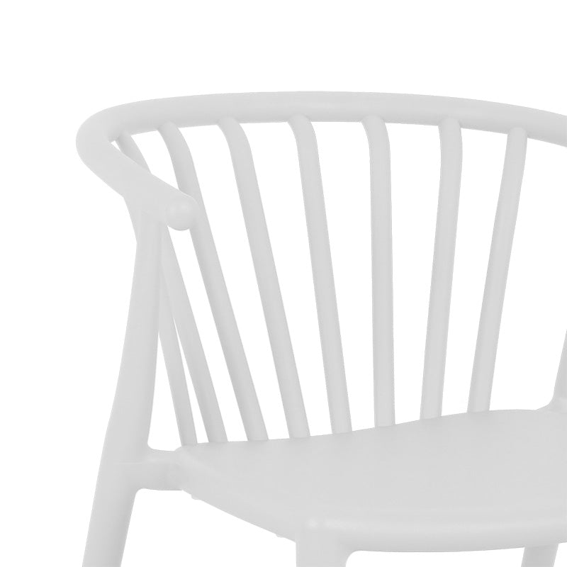 Scaun Zelma, Alb, 55x53x73 cm, perspectiva suplimentara