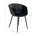 Scaune Roma, 2 Piese, 55x79x53 cm