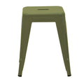 Scaunel cu suport Utopia, Industrial, Metal, Verde, 30x30x45 cm, detaliu produs