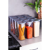 Recipiente Depozitare Set 12 cutii verticale, 25x11 cm