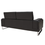 Set 2 canapele cu 2 locuri Shea, Negru, 198x80x87 cm