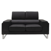 Set 2 canapele cu 2 locuri Shea, Negru, 198x80x87 cm, foto produs 8