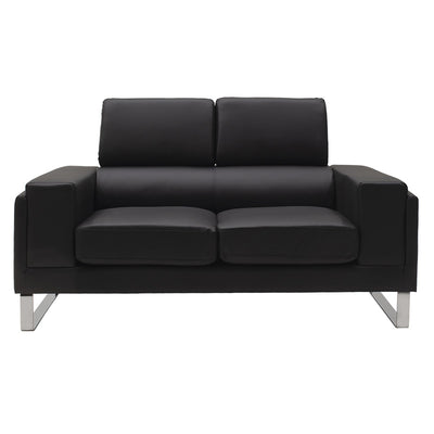 Set 2 canapele cu 2 locuri Shea, Negru, 198x80x87 cm, foto produs 8