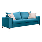 Set 2 canapele cu 2 locuri Verona x2, Albastru, 225x93x100 cm, imagine suplimentara