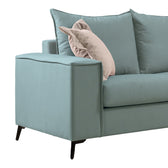 Set 2 canapele cu 2 locuri Verona x2, Verde deschis, 225x93x100 cm, foto produs 6