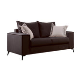 Set 2 canapele cu 2 locuri Verona x2, Gri inchis, 225x93x100 cm, foto produs