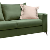 Set 2 canapele cu 2 locuri Verona x2, Verde inchis, 225x93x100 cm