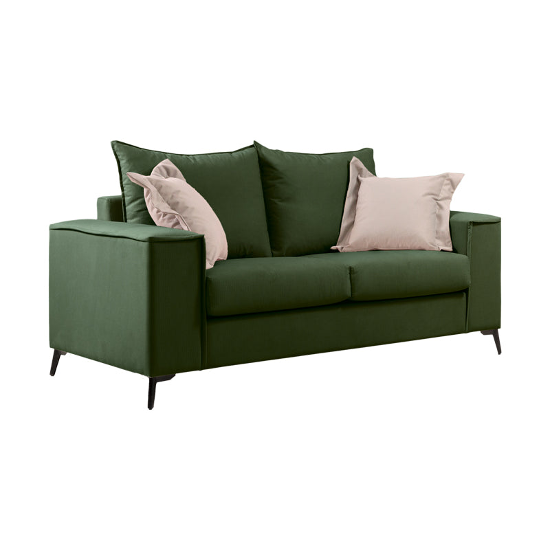 Set 2 canapele cu 2 locuri Verona x2, Verde inchis, 225x93x100 cm, foto produs
