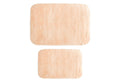 Set 2 covorașe baie PWC-0055 microfibre, Roz, 90x60 cm, imagine suplimentara