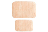 Set 2 covorașe baie PWC-0055 microfibre, Roz, 90x60 cm, imagine suplimentara