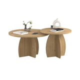 Set 2 Masute Cafea Adore Bohem, Stejar, 100x50x100 cm