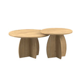 Set 2 Masute Cafea Adore Bohem, Stejar, 100x50x100 cm