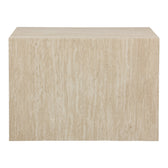 Set 2 masute de cafea Coffina din MDF, efect travertin, prezentare produs, MDF, lemn, PP, pentru living