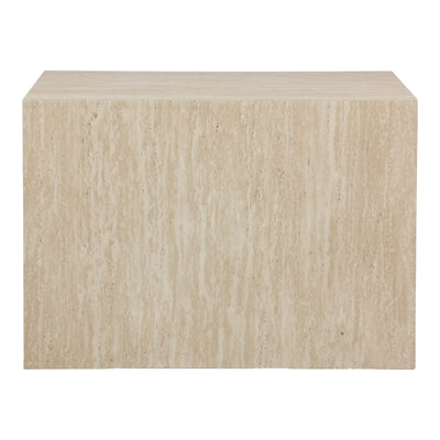 Set 2 masute de cafea Coffina din MDF, efect travertin, prezentare produs, MDF, lemn, PP, pentru living
