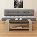 Set 2 piese mobilier pentru living Pulse, Tapițerie Textilă, Gri