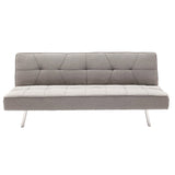 Set 2 piese mobilier pentru living Pulse, Tapițerie Textilă, Gri, 175x83x74 cm