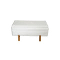 Set 2 tabureti cu spatiu depozitare Cindy, Bej, 110x50x49 cm, detaliu produs