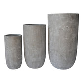 Jardiniere Set 3 Ghivece Ceramice Retaila, Stil Antic Gri, Ceramică, Variate