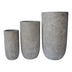 Jardiniere Set 3 Ghivece Ceramice Retaila, Stil Antic Gri, Ceramică, Variate