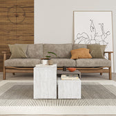Set 3 masute Kantar, Alb, 65x30x39 cm, detaliu produs